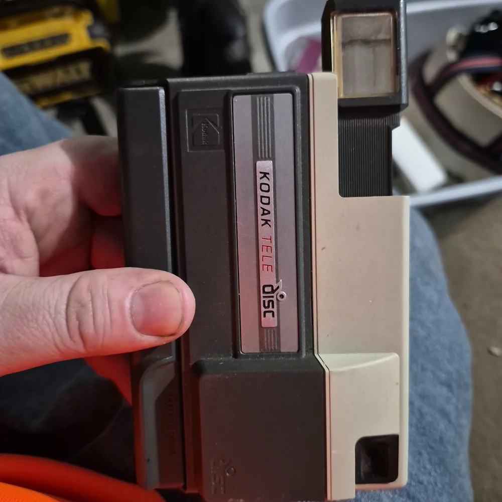 1985 Kodak Tele Disc Point-And-Shoot Camera